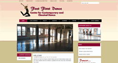 Desktop Screenshot of feetfirstdance.com